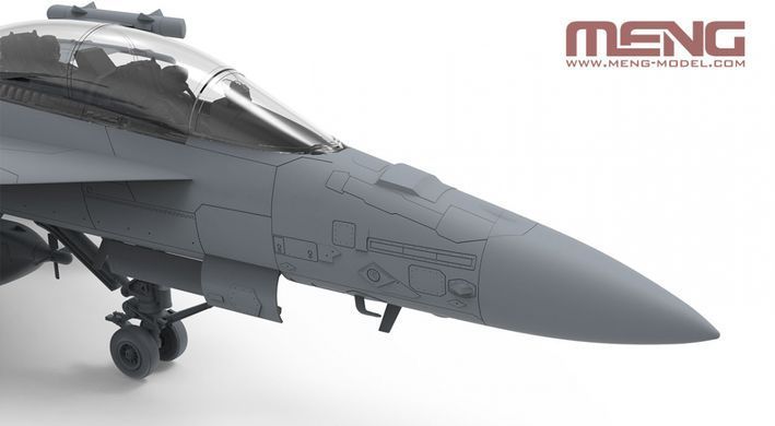 Assembled model 1:48 Boeing EA-18G Growler Electronic Attack Aircraft Yellow Jackets Meng Model