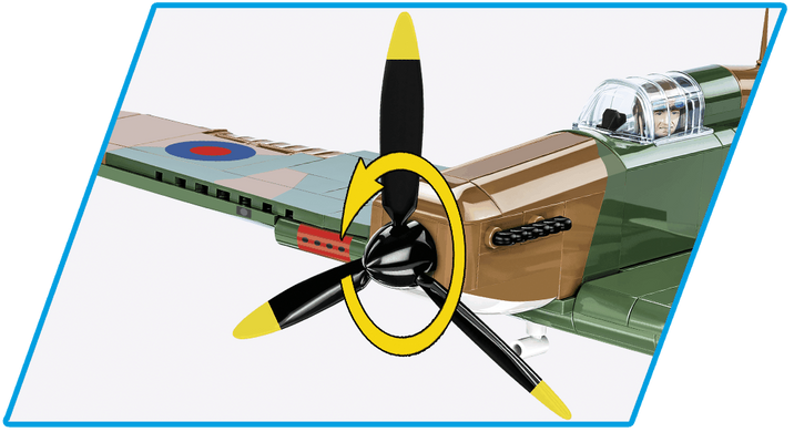Учебный конструктор самолет Hawker Hurricane Mk.I COBI 5728