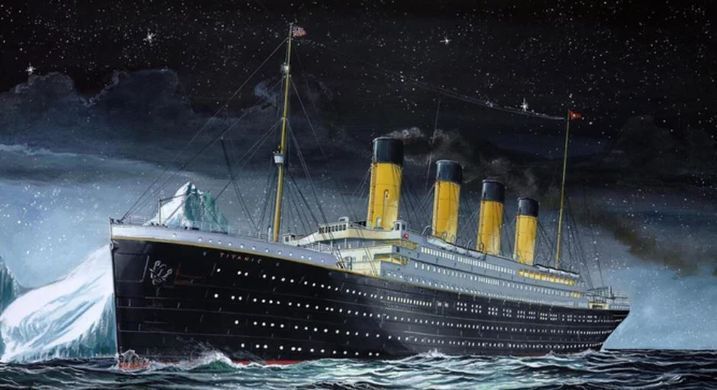 Подарунковий набір з клеєм та фарбами 1:1200 RMS Titanic Revell 75804