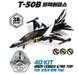 Збірна модель літака KAI T-50 B Black Eagles (4D Color Kit) (easy-click) Academy 15400