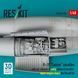 Масштабная модель 1:48 ранних гондол B-1B "Lancer" с повітрозабірниками и выпускными форсунками (открытый моторный выдсік) для комплекта Revell Reskit