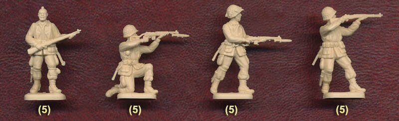 Военная игра с миниатюрами солдатиков "Атака парашютистов" Italeri 6701