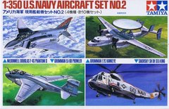 Збірні моделі 1/350 літаків U.S. Navy Aircraft Set No.2 Tamiya 78009