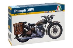 Сборная модель 1/9 мотоцикла Triumph 3HW Italeri 7402