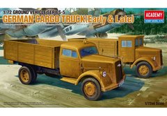Сборная модель 1/72 грузовой автомобиль GERMAN CARGO TRUCK (Early & Late)