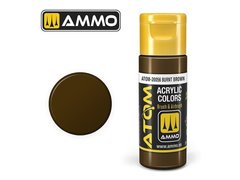 Acrylic paint ATOM Burnt Brown Ammo Mig 20056