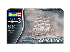 Сборная модель 1/350 парусное судно Gorch Fock Revell 05432