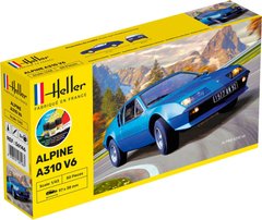 Prefab model 1/43 car Alpine A310 V6 - Starter kit Heller No. 56146