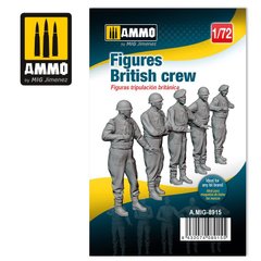 Фігури 1/72 британський екіпаж машин і танків Другої світової війни Ammo Mig 8915