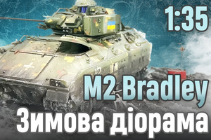 Academy M2 Bradley Winter Diorama 1/35: Complete Assembly, Painting and Diorama Crafting