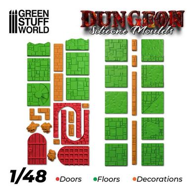 Силиконовые формы - DUNGEON Green Stuff World 2383