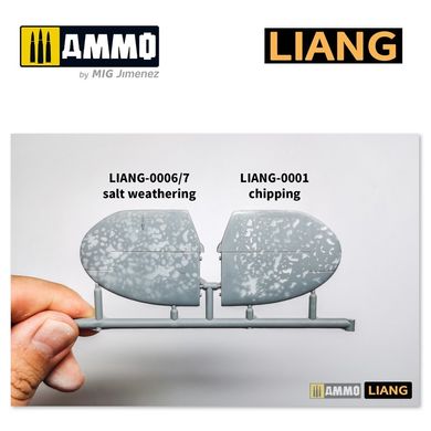 Salt Weathering Effects Airbrush Stencils (Inten.) LIANG-0007