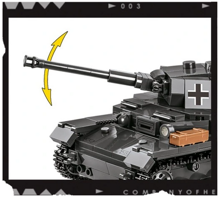 Обучающий конструктор танк Panzer IV Ausf. G COBI 3045