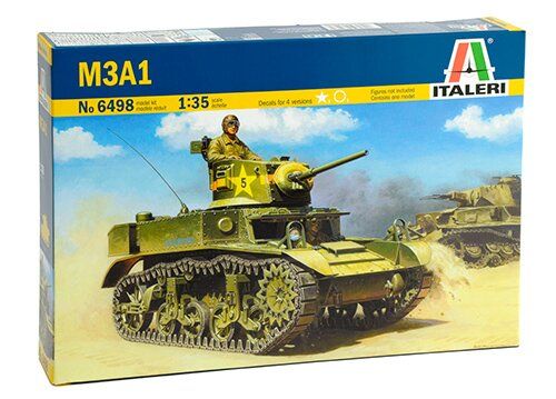 Збірна модель танка M3A1 "Стюарт" Italeri 6498