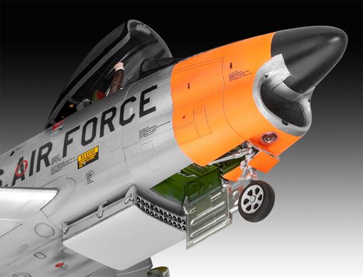 Assembled model 1/48 aircraft Model Set F-86D Dog Saber Revell 63832