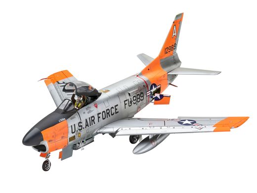 Збірна модель 1/48 літак Model Set F-86D Dog Sabre Revell 63832