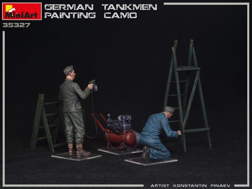Фігури 1/35 німецький персонал малюючий камуфляж MiniArt 35327