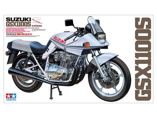 Збірна масштабна модель 1/6 мотоцикла Suzuki GSX 1100S Катана Tamiya 16025