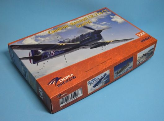 Assembled model 1/48 fighter Caudron-Renault CR.714C.1 (early) DW 48047
