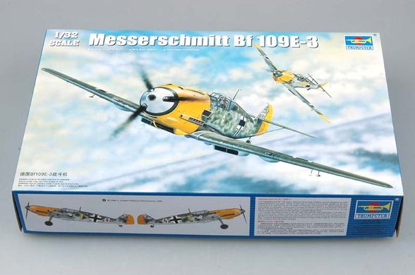 Збірна модель 1/32 німецький винищувач BF 109 E-3 Trumpeter 02288