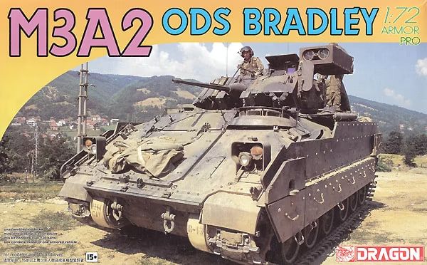 Збірна модель 1/72 бойова машина піхоти M3A2 ODS Bradley Dragon 7413