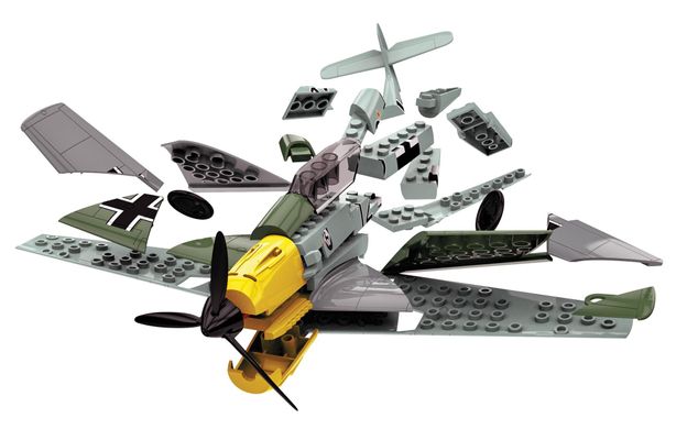 Prefab model designer airplane Messerschmitt Bf109 Quickbuild Airfix J6001