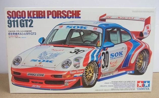 1:24 model car Sogo Keibi Porsche 911 GT2 Tamiya 24181