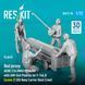Figures 1:72 Red Shirt (4 pcs.) AERO 21A (MHU-191A/M) (1 pc.) with AIM-54A Phoenix (1 pc.) for F-14A,B (scene 2) Reskit RSF72-0095