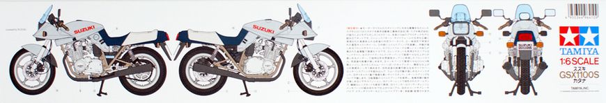 Сборная масштабная модель 1/6 мотоцикла Suzuki GSX 1100S Катана Tamiya 16025