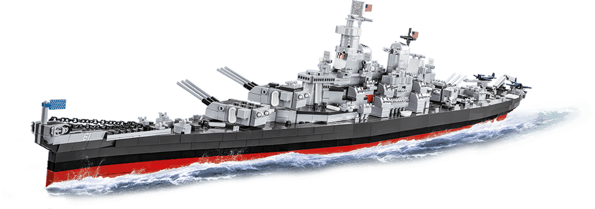 Навчальний конструктор корабель Iowa-Class Battleship (4in1) - Executive Edition COBI 4836