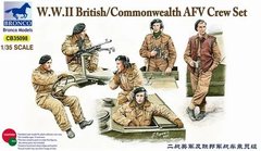 WW2 British/Commonwealth Bronco CB3 APC Crew 1/35 scale model