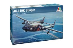 Збірна модель 1/72 важкий транспортний літак AC-119K Stinger Italeri 1468