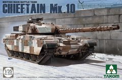 Сборная модель британский основной боевой танк Chieftain Mk10 Takom 2028