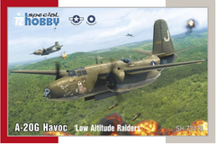 Assembled model 1/72 aircraft A-20G Havoc 'Low Altitude Raiders' Special Hobby 72478