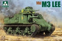 Збірна модель 1/35 танк Mid M3 Lee US Medium Tank Takom 2089