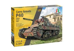 Збірна модель 1/35 танк Carro Armato P40 Italeri 6599
