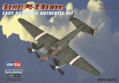 Assembly model 1/72 aircraft PE-2 Bomber Easy Assembly HobbyBoss 80296