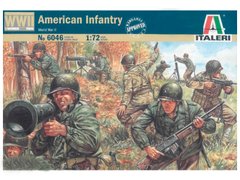Сборная модель 1/72 фигуры американская пехота American Infantry Italeri 6046
