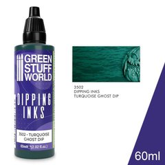 Translucent paints to get realistic shadows Dipping ink 60 ml - TURQUOISE GHOST DIP GSW 3502