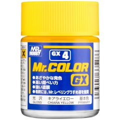 Нитрокраска Mr.Color Chiara Yellow (18 ml) Mr.Hobby GX004