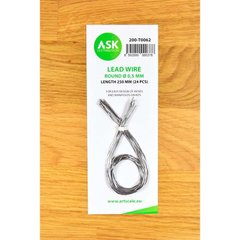 Lead wire - round Ø 0.5 mm x 250 mm (24 pcs.) Art Scale Kit ASK-200-T0062, In stock