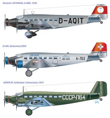 Збірна модель 1/72 літак Junkers Ju-52/3M "Tante Ju" Italeri 0150