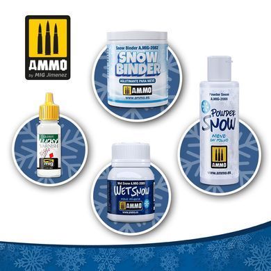 Набір для створення снігу на діорамах Winterizer Set Ammo Mig 7458