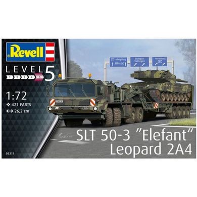 Збірна модель 1/72 SLT 50-3 Elefant & Leopard 2A4 Revell 03311