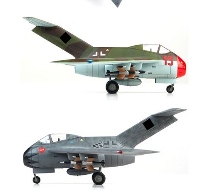 Сборная модель 1/48 самолет Focke-Wulf Ta 183 Huckebein Academy 12327