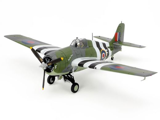 Assembled model 1/48 plane Grumman FM-1 Wildcat/Martlet Mk.V Tamiya 61126