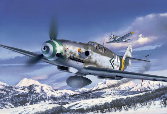 Збірна модель 1/32 літак Model Set Messerschmitt Bf109G-6 easy-click-system Revell 63653