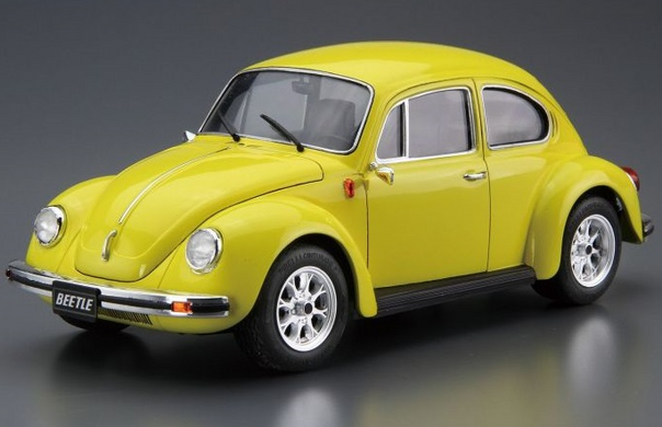 Сборная модель 1/24 автомобиль Volkswagen 13AD Beetle 1303S Aoshima 06130