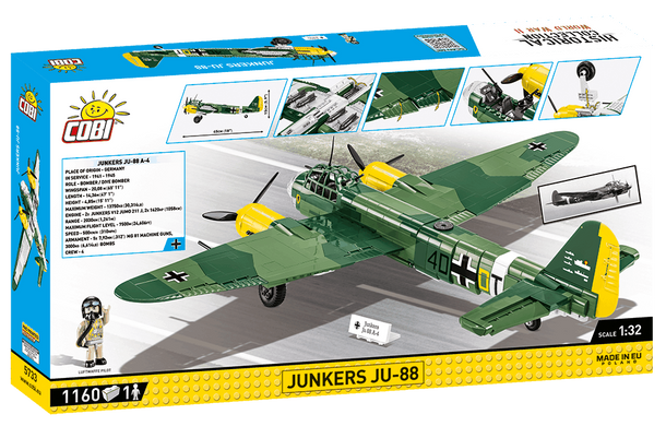 Учебный конструктор самолет Junkers Ju 88 COBI 5733