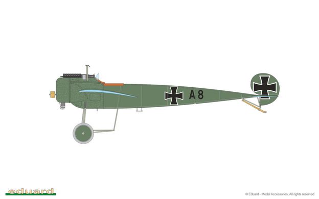 Assembled model 1/48 fighter Fokker E.III - Weekend Edition Eduard 8419